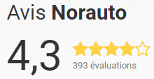 Norauto est noté 4.3/5 sur Poulpeo